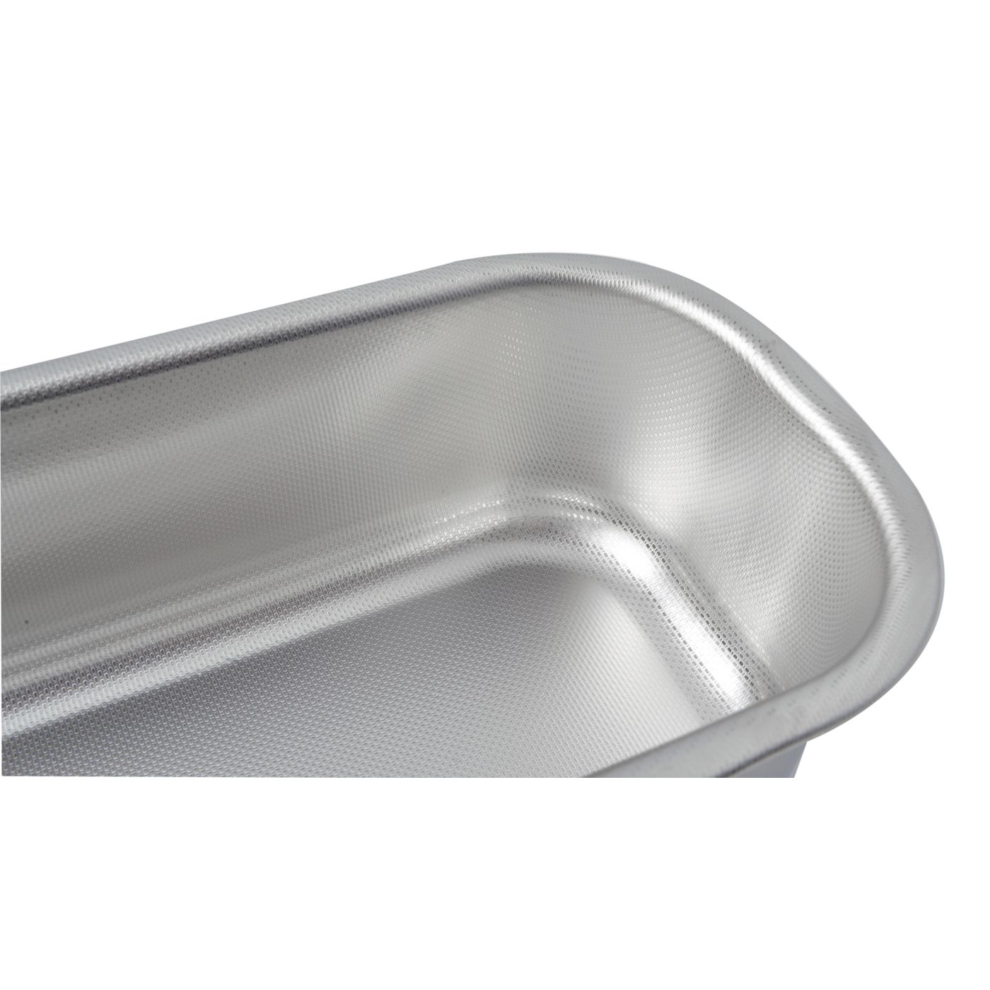 Moule à Cake en inox avec fond nid d'abeille 30 Cm